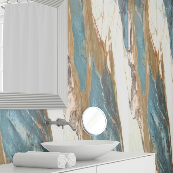 Панель PVC глянец Мелони Wall Флорентийский сапфир М-042 1200*600*1,5мм (4 шт в упак)