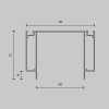 Профиль Technical ALM-11681-PL-B-2M