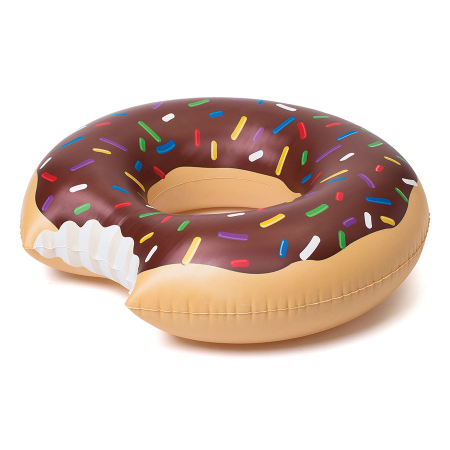 Круг надувной bigmouth, chocolate donut