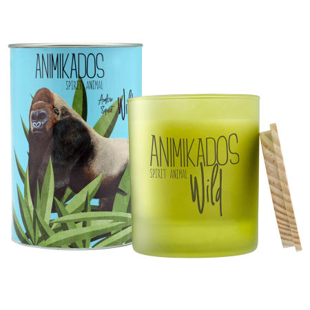 Свеча ароматическая ambientair, wild gorilla, Амбровый, 40 ч