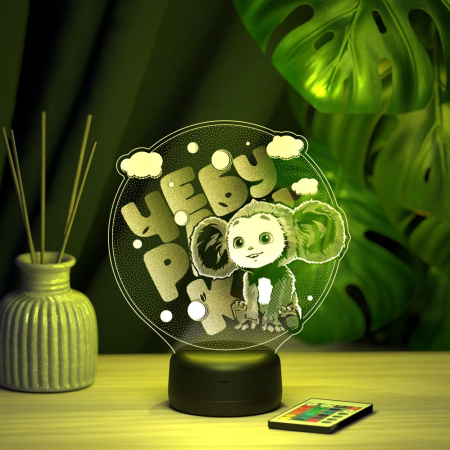 3D светильник  Чебурашка