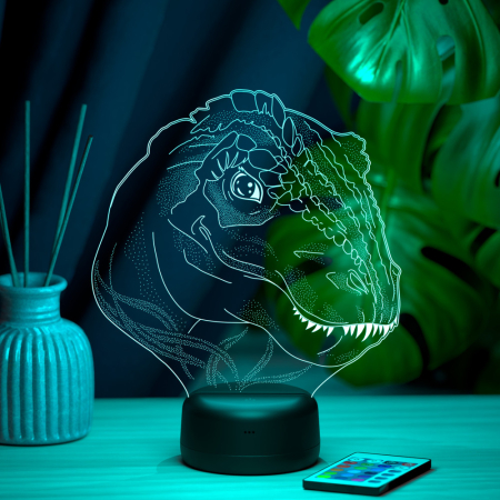 3D светильник  Светильник "Тираннозавр"