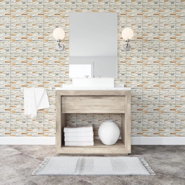 Панель ПВХ Сланец Современный Светлый 630 2,7*0,25 STELLA Light