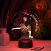 3D светильник  Светильник "Фигуристка #2"