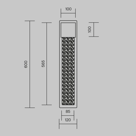 Настенный светильник (бра) Maytoni MOD474WL-L30B3K