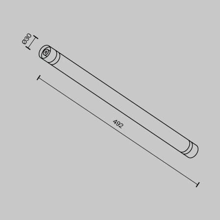Светильник Technical C148CL-L500-7W3K-B