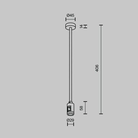 Комплектующие для трековой системы Technical TRA158C-SL1-B
