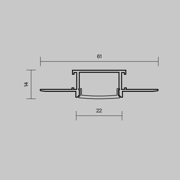 Профиль Led Strip 636009