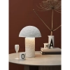 Лампа настольная texture sleek, D32x42 см, белая
