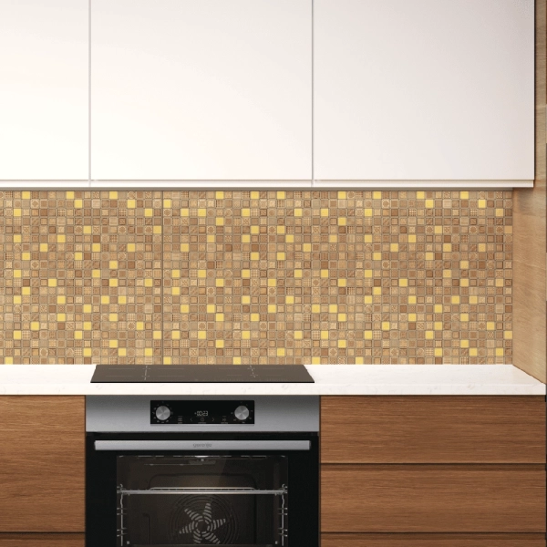 Панель ПВХ 0,3 мозаика Марокко бежевый STELLA