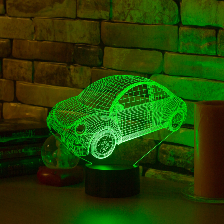 3D светильник  Светильник "Volkswagen Beetle 2010"