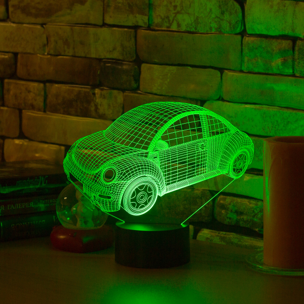 3D светильник  Светильник "Volkswagen Beetle 2010"