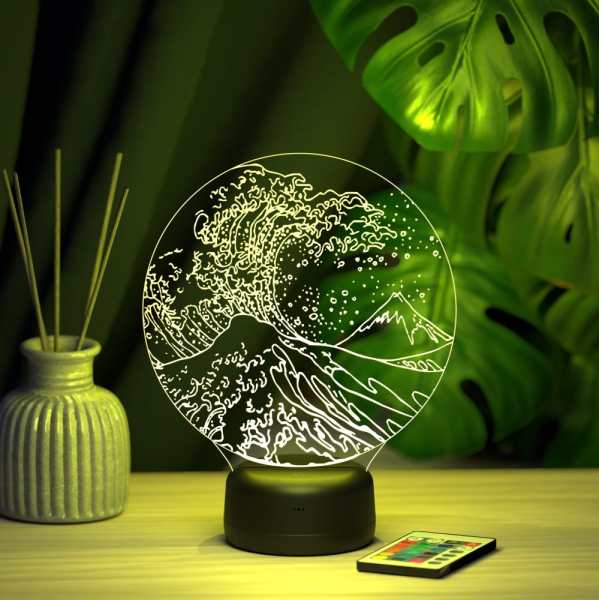 3D светильник  Светильник "Большая волна"