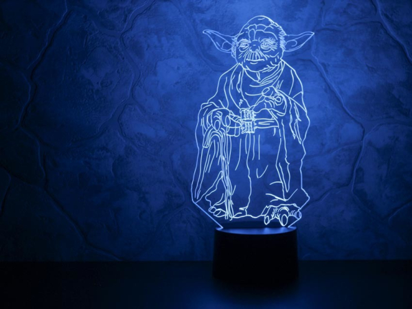 3D светильник  Йода