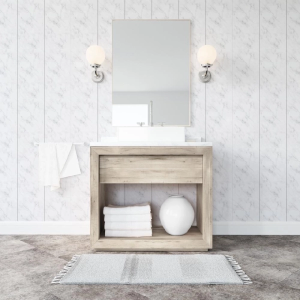 Панель ПВХ Венеция Стоун Добор 652/1 2,6*0,25 STELLA Slim 5мм Premium (15)