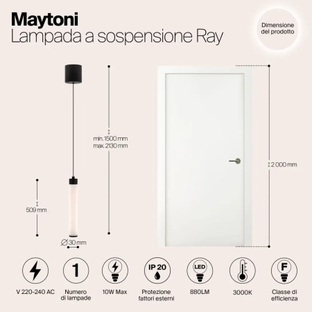 Подвесной светильник Technical P022PL-L10B