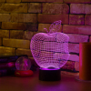 3D светильник  Яблоко - Apple