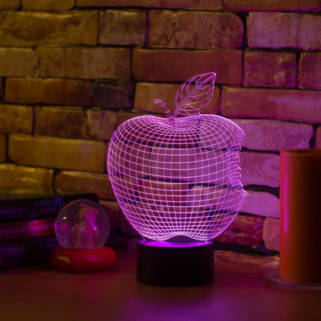 3D светильник  Яблоко - Apple