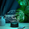 3D светильник  Светильник "Автомобиль - Lada Vesta"