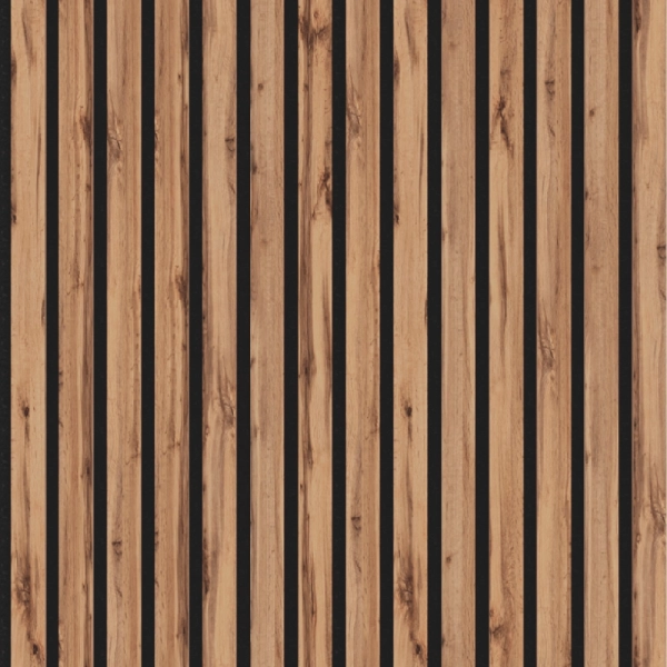 2К Панель Стеновая Акустическая Stella Comfort Light Пекан 600х600х9 (уп.1шт.)