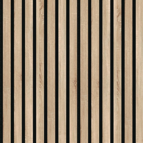 Панель Стеновая Акустическая Stella Comfort Standart Дуб Сонома 2780х600х9 (уп.1шт.)