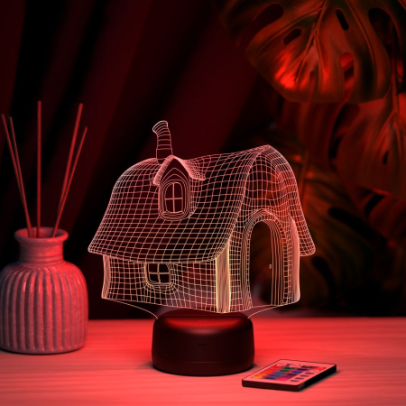 3D светильник  Светильник "Домик"