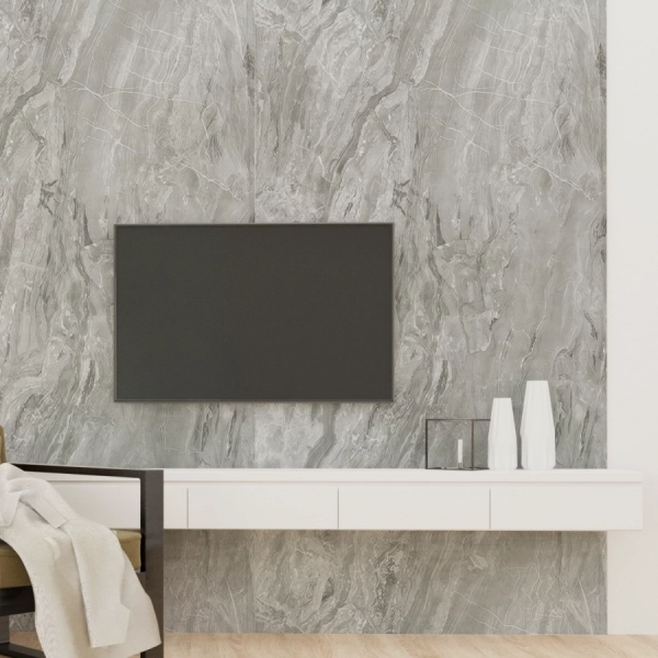 Панель PVC глянец Мелони Wall Графитовый атлас М-043/1 1200*600*1,5мм (4 шт в упак)