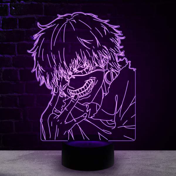 3D светильник  Канэки в повязке (Токийский гуль)