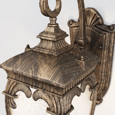 Уличный настенный светильник Outdoor O414WL-01GB