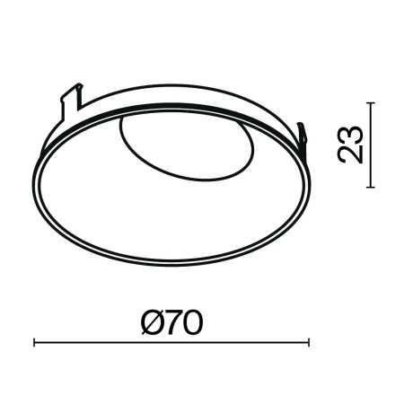 Комплектующие для светильника Technical Ring057-10-MG