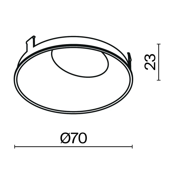 Комплектующие для светильника Technical Ring057-10-MG