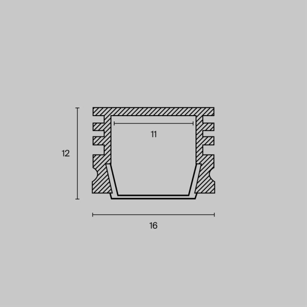 Комплектующие к светодиодной ленте Led Strip ALM005S-2M