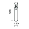 Ландшафтный светильник Outdoor O458FL-L9GF3K