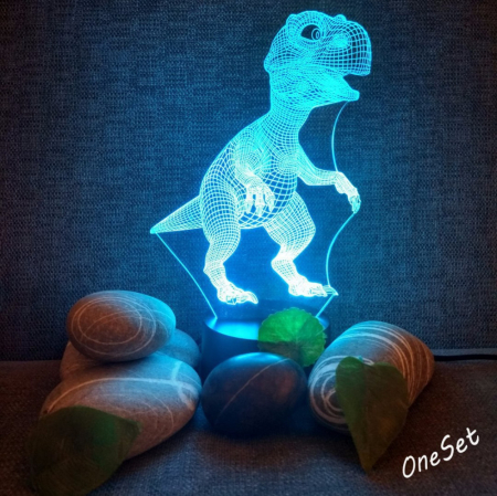3D светильник  Светильник "Тираннозавр Рекс"