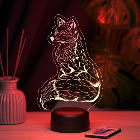 3D светильник  Светильник "Лисица"
