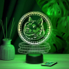 3D светильник  Светильник "Dogecoin"