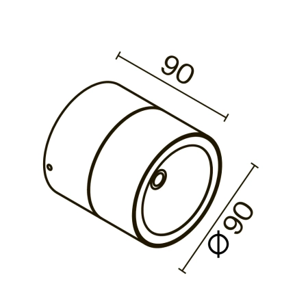 Потолочный светильник Outdoor O310CL-L7W3K