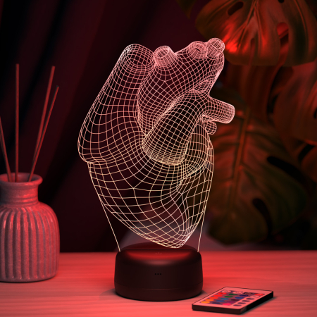 3D светильник  Светильник "Анатомическое сердце"