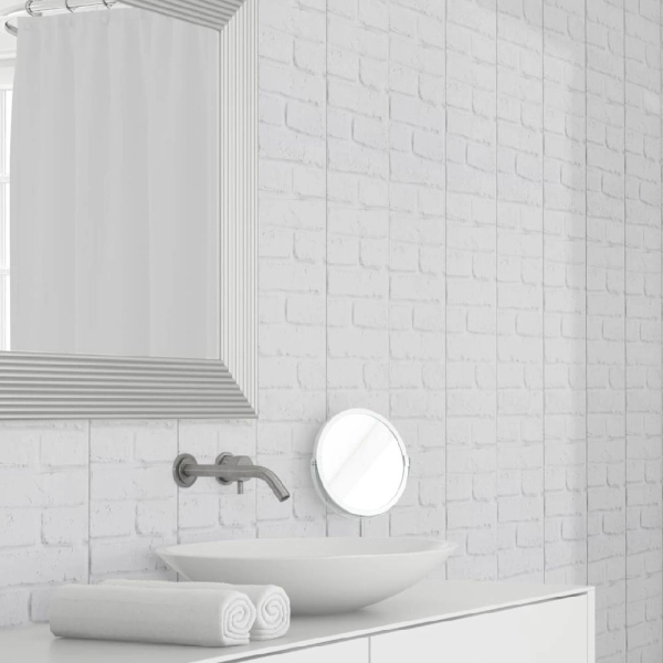 Панель ПВХ Белый кирпич 347 2,7*0,25 STELLA Light