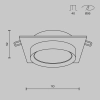 Встраиваемый светильник Technical DL086-GX53-SQ-WB