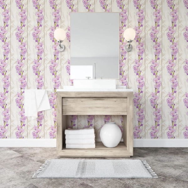 Панель ПВХ Шелк жемчужный Узор 620 2,7*0,25 STELLA Light