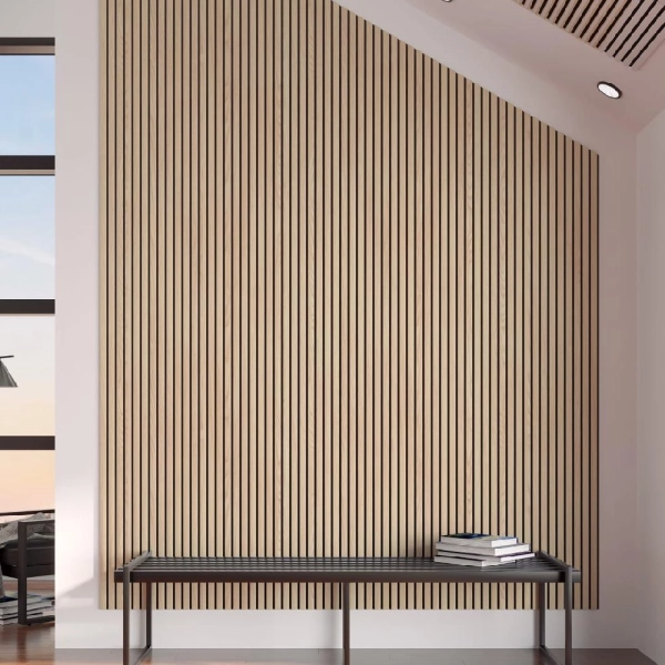 Панель Стеновая Акустическая Stella Trend Light Дуб Снежный 2780х600х21 (упак. 1шт.)