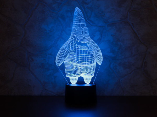 3D светильник  Патрик