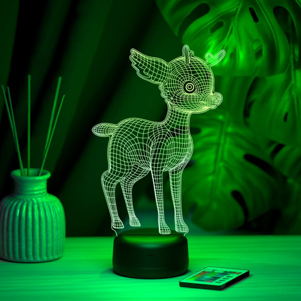 3D светильник  Светильник "Бэмби"