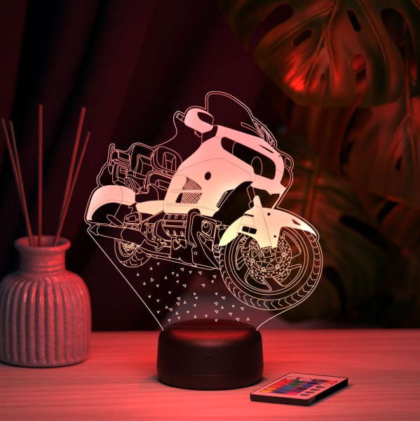 3D светильник  Светильник "Мотоцикл Хонда голдвинг (Honda Gold Wing)"
