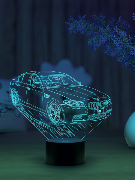 3D светильник  Светильник "Автомобиль BMW 5Series F10"