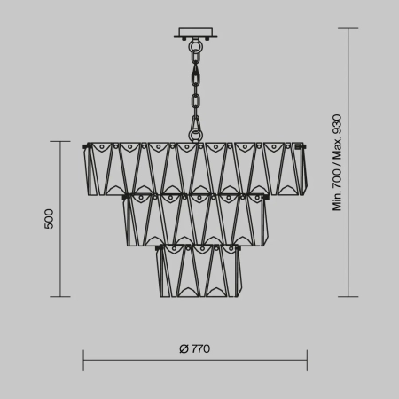 Подвесной светильник Maytoni MOD043PL-18CH
