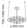 Подвесной светильник Maytoni MOD037PL-L16B