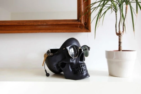 Органайзер для мелочей skull, черный