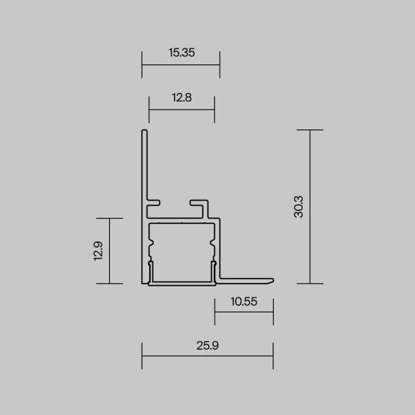 Профиль Led Strip 632014